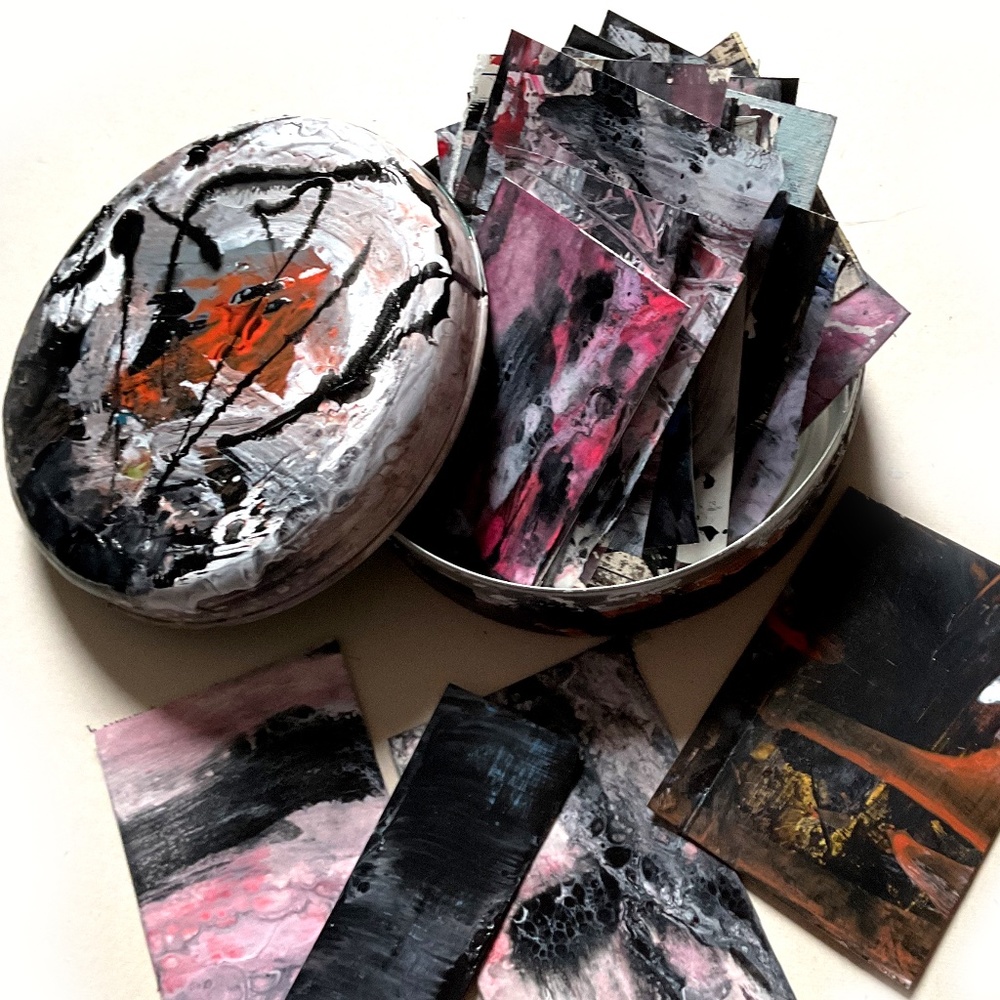 Junk Journal Pack 35+ Hand painted Pieces, Grunge Joy Collection 3- Limited Ed.